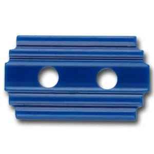 1 3/8" Marine Blue Safety Blade Vintage Button