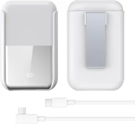 10,000mAh Clip-On Battery Pack Compatible with Quest 3/3S/2, Lightweight and Portable VR Extend Power Accessories for Extra 4-6H Playtime