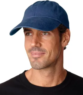 Adams Cotton Twill Pigment-Dyed Sunbuster Cap OS NAVY