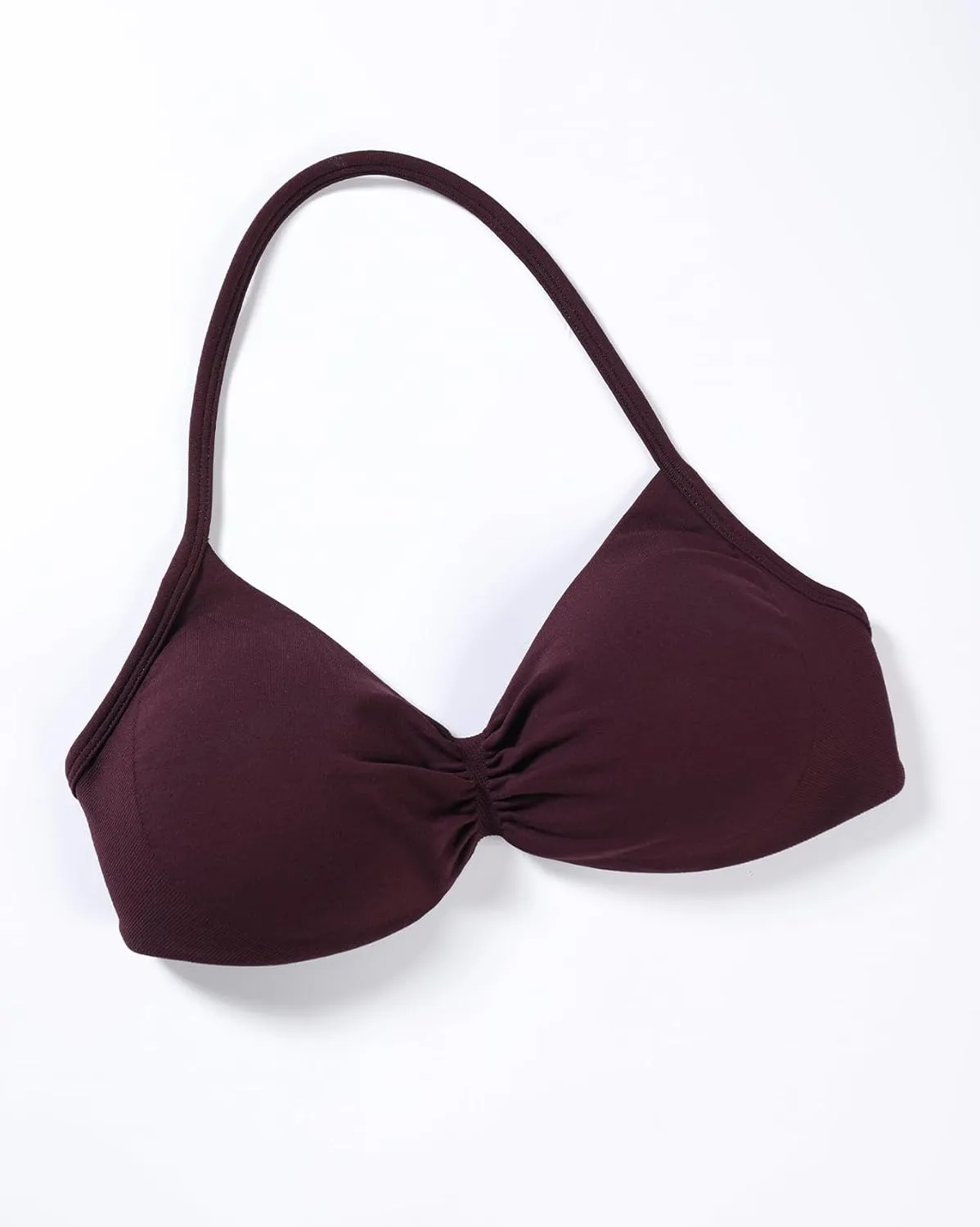 AUROLA Influence Strappy Bra Sports Bras for Women, Backless Padded Impact Strappy Bra Workout Gym Yoga with Removable Cups