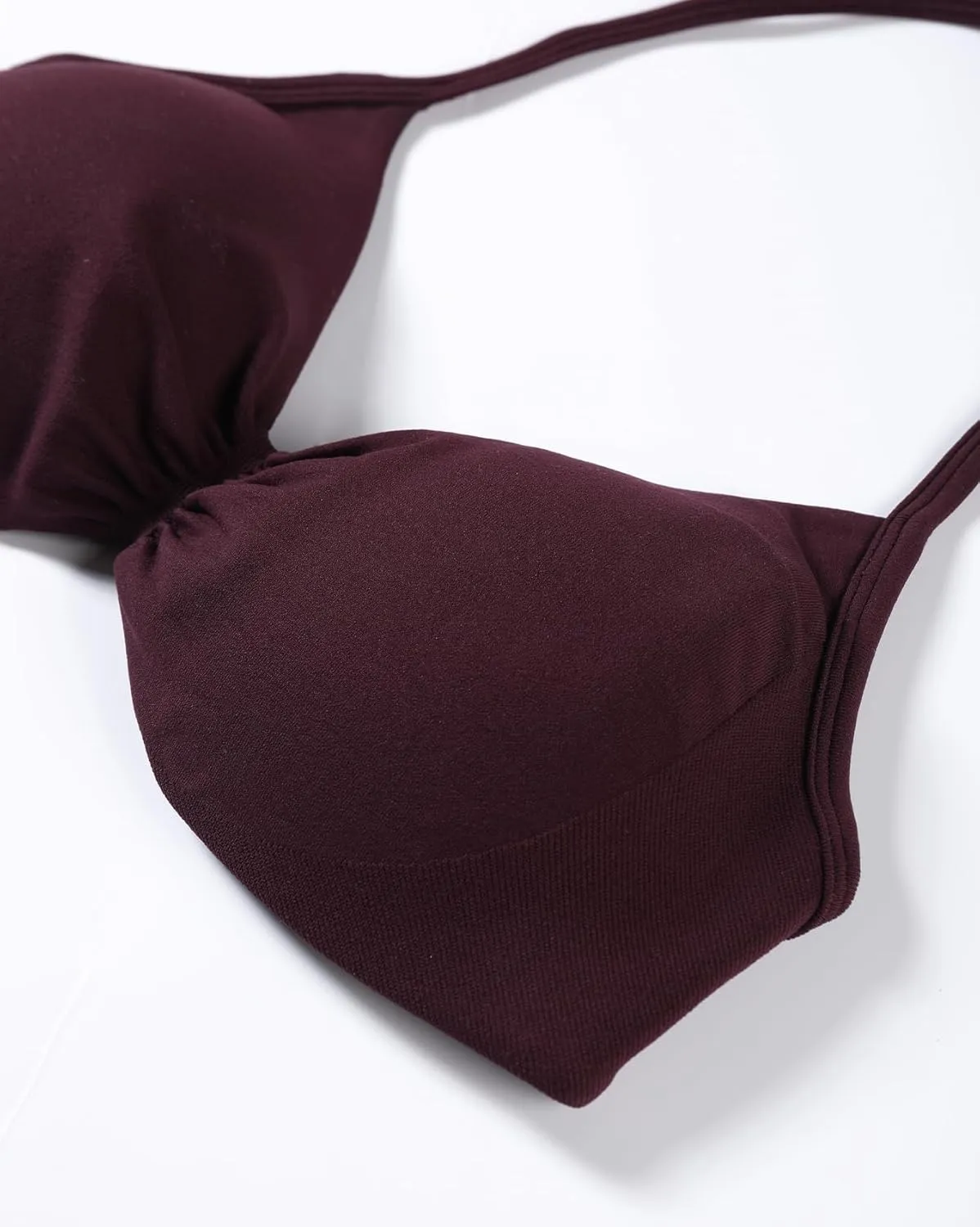 AUROLA Influence Strappy Bra Sports Bras for Women, Backless Padded Impact Strappy Bra Workout Gym Yoga with Removable Cups