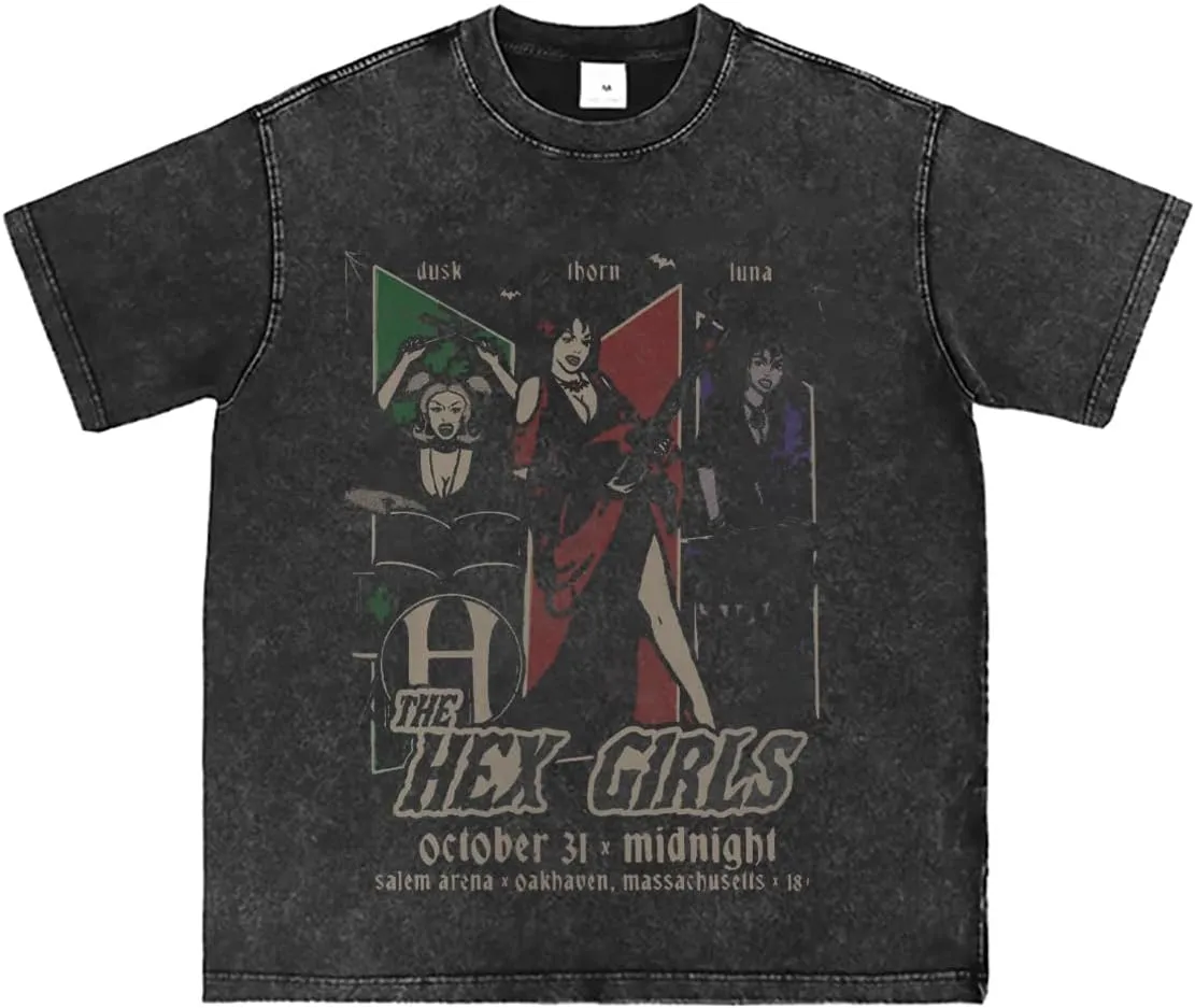 Bellelement Retro The Hex Girls Inspired T-Shirt Goth Rock Music T-Shirt