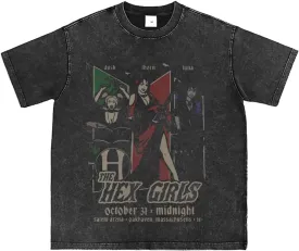 Bellelement Retro The Hex Girls Inspired T-Shirt Goth Rock Music T-Shirt