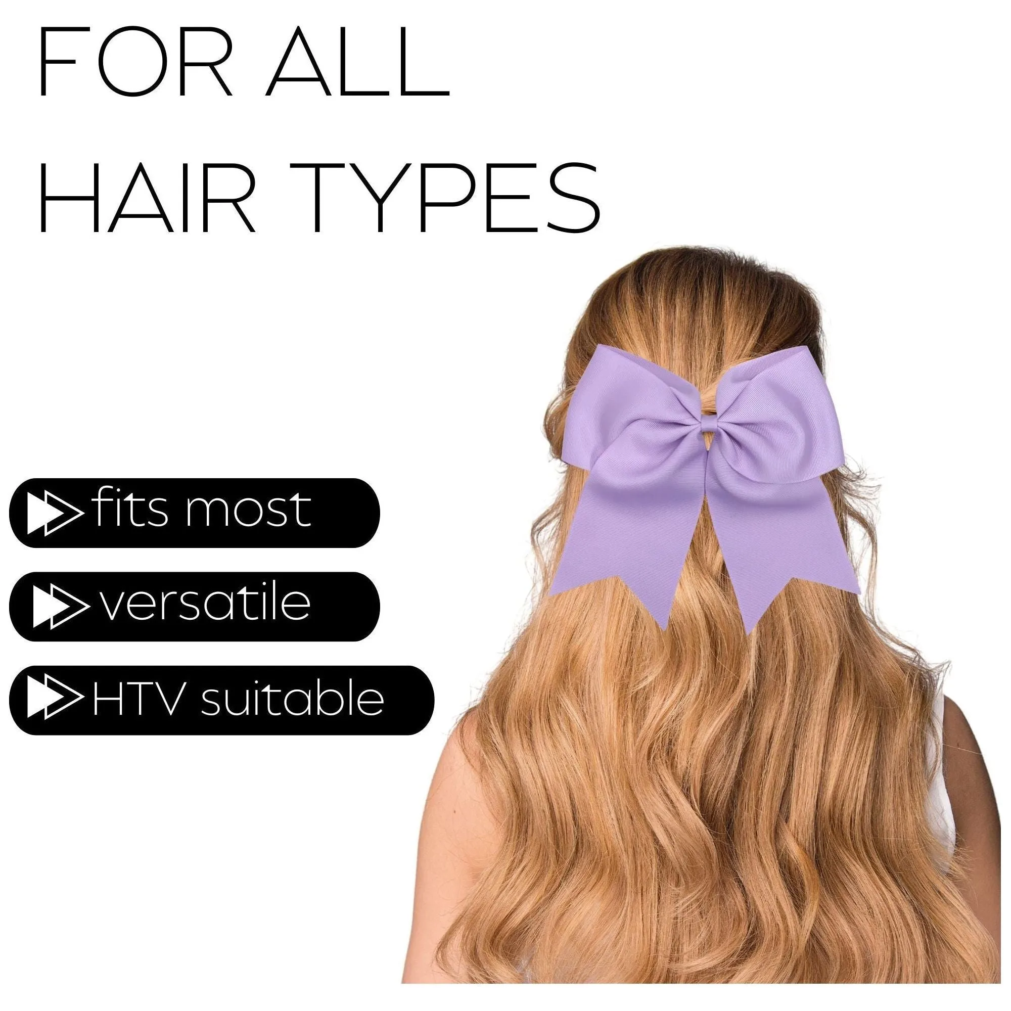 Light Purple Clip Hair Bow