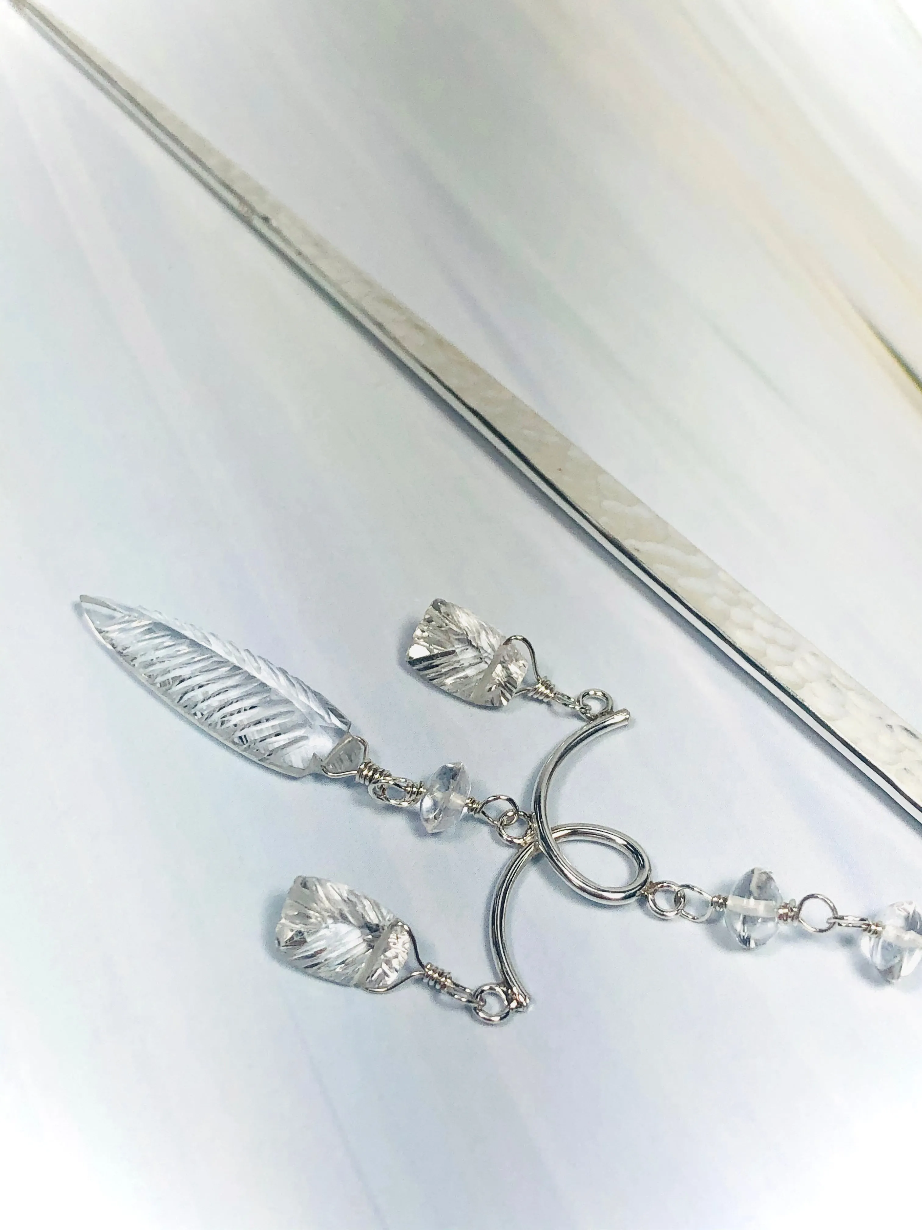 Luxury Sterling Silver Hair Stick Kanzashi Unique Hair Stick for Long Hair