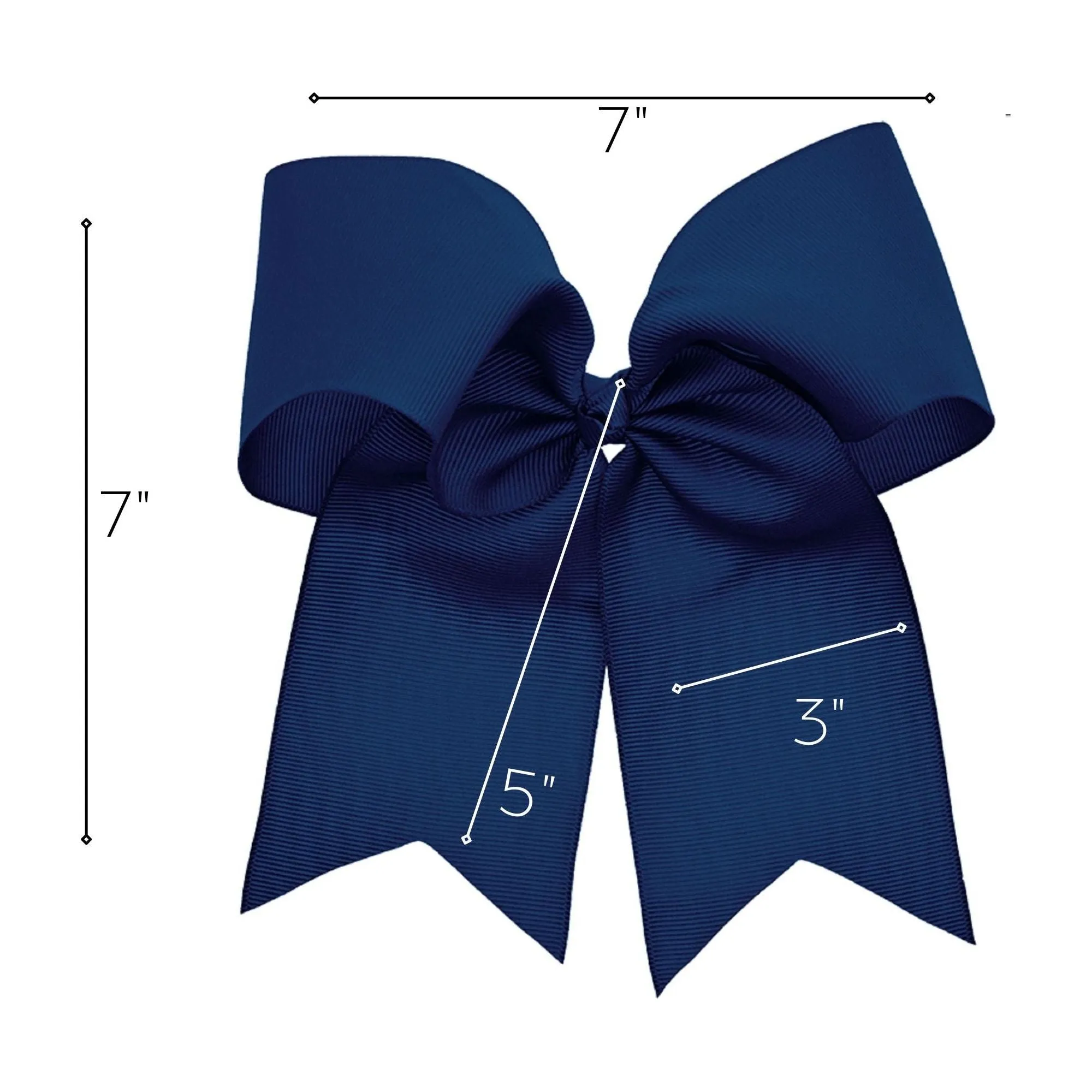 Navy Cheer Bow