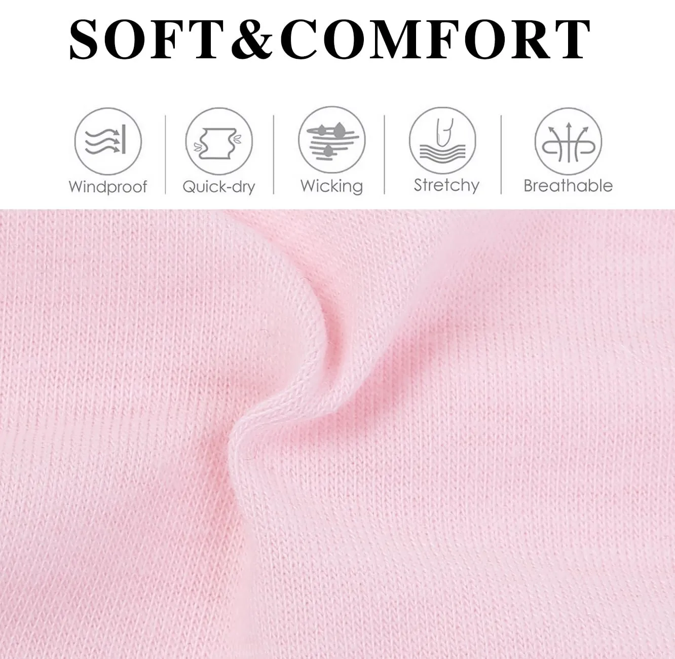 Pink Headbands for Women 16 Pack Elastic Hair Bands for Women' Hair Non Slip Soft Cloth Fabric Trendy Head Bands, White & Pink
