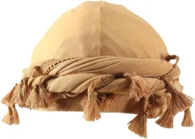 Turban for Men Vintage Twist Head Wraps Satin Lined Halo Turban Head Scarf Lightweight Tassel Beanie Hats