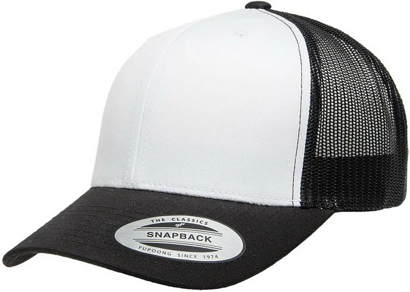 Yupoong Men's YP Classic Trucker Cap, OSFA - YP 6606 - Bulk, Blank Hats
